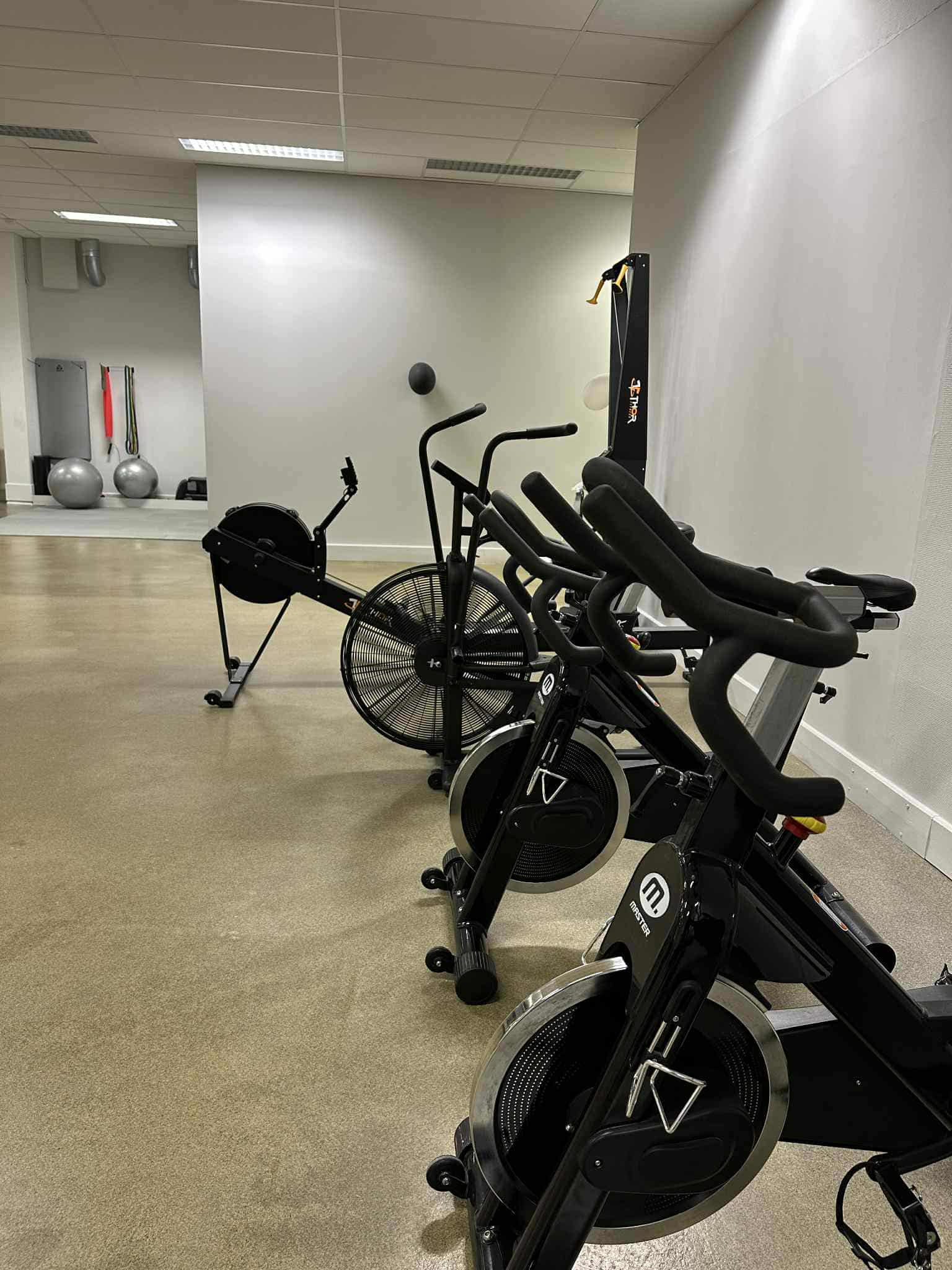 Spinningcyklar och air bikes